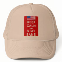 KEEP CALM AND STAY SANE Tshirts Mesh Hats