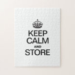 KEEP CALM AND STORE JIGSAW PUZZLES