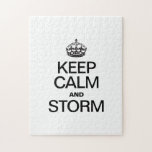 KEEP CALM AND STORM JIGSAW PUZZLE