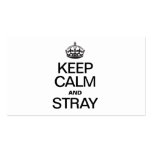KEEP CALM AND STRAY BUSINESS CARD