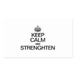 KEEP CALM AND STRENGTHEN BUSINESS CARD