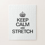 KEEP CALM AND STRETCH JIGSAW PUZZLE