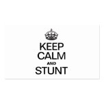 KEEP CALM AND STUNT BUSINESS CARD