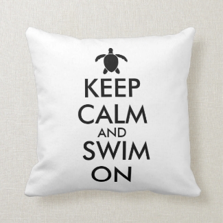Keep Calm and Swim On Honu Sea Turtle Custom