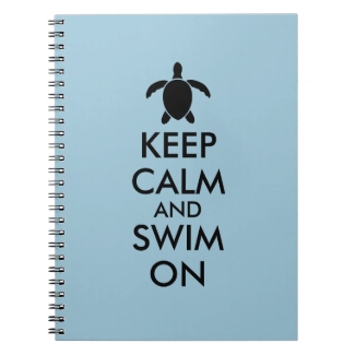 Keep Calm and Swim On Honu Sea Turtle Custom