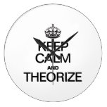 KEEP CALM AND THEORIZE WALLCLOCKS