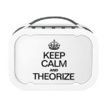 KEEP CALM AND THEORIZE YUBO LUNCH BOXES