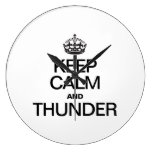 KEEP CALM AND THUNDER CLOCK