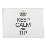 KEEP CALM AND TIP TYVEK® CARD WALLET