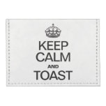 KEEP CALM AND TOAST TYVEK® CARD CASE WALLET