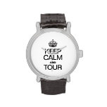 KEEP CALM AND TOUCH WRISTWATCH