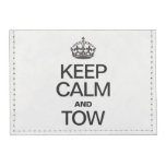 KEEP CALM AND TOW TYVEK® CARD CASE WALLET