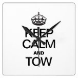 KEEP CALM AND TOW WALLCLOCK