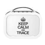 KEEP CALM AND TRACE LUNCH BOXES