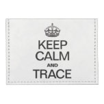 KEEP CALM AND TRACE TYVEK® CARD WALLET