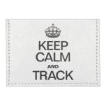 KEEP CALM AND TRACK TYVEK® CARD CASE WALLET