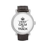 KEEP CALM AND TRACK WATCHES