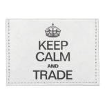 KEEP CALM AND TRADE TYVEK® CARD CASE WALLET