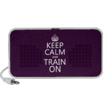 Keep Calm and Train On (customizable color) Mini Speaker