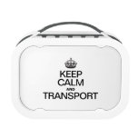 KEEP CALM AND TRANSPORT LUNCH BOXES