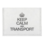 KEEP CALM AND TRANSPORT TYVEK® CARD CASE WALLET