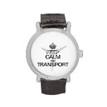 KEEP CALM AND TRANSPORT WRISTWATCHES