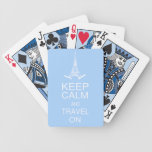 Keep Calm And Travel On Playing Cards
