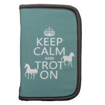 Keep Calm and Trot On - Horses - All Colors Planners
