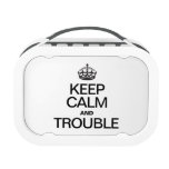KEEP CALM AND TROUBLE LUNCHBOXES