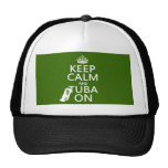 Keep Calm and Tuba On (any background color) Trucker Hat
