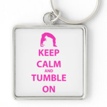 Keep Calm and Tumble On keychains