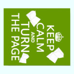 Keep Calm and Turn The Page posters
