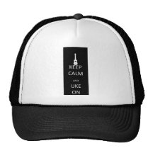 Keep Calm and Uke On Hat