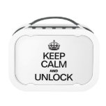 KEEP CALM AND UNLOCK LUNCHBOXES