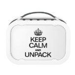 KEEP CALM AND UNPACK LUNCH BOX