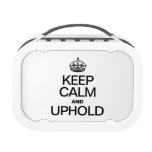 KEEP CALM AND UPHOLD YUBO LUNCH BOX