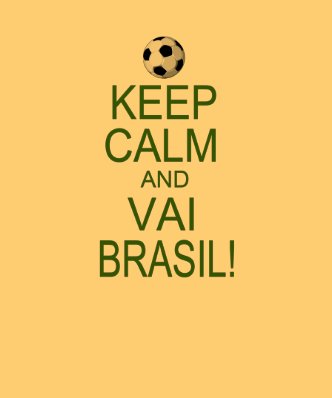 keep Calm and Vai Brazil! Tee Shirt