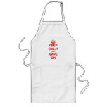 Keep Calm and Vape On Aprons