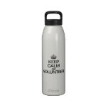 KEEP CALM AND VOLUNTEER DRINKING BOTTLES