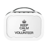 KEEP CALM AND VOLUNTEER LUNCH BOXES