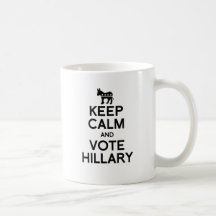 KEEP CALM AND VOTE HILLARY.png Coffee Mugs