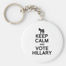 KEEP CALM AND VOTE HILLARY.png Key Chain