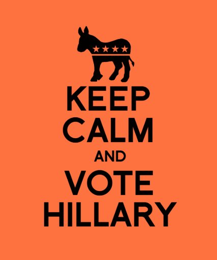 KEEP CALM AND VOTE HILLARY -.png Tshirt