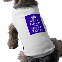 Keep Calm And Vote Tory ~ Political U.K Pet Tee Shirt