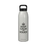 KEEP CALM AND VOUCH WATER BOTTLES