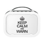 KEEP CALM AND WARN LUNCHBOXES