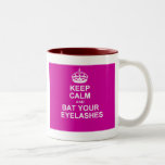 Keep Calm & Bat Your Eyelashes Coffee Mug
