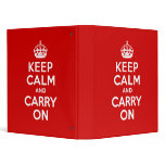 Keep Calm Binder