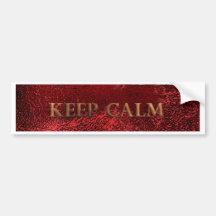 Keep Calm Bumper Sticker
