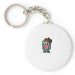 Keep Calm, Carry On, Aim for the Head Key Chain